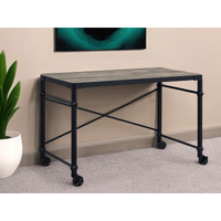 47"" Brown And Black Writing Desk
