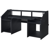 71"" Black Computer Desk