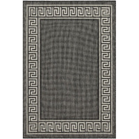 Sunshine Gc_Har2002 Anthracite 7 Ft. 10 In. X 10 Ft. 3 In. Indoor/Outdoor Area Rug