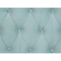 Wallace & Bay Luma Blue Cal King Upholstered Bed