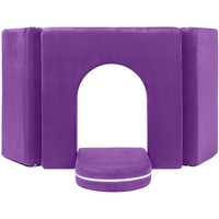 Jaxx Zipline Playscape Castle Gate - Playtime Furniture For Imaginative Kids  Grape