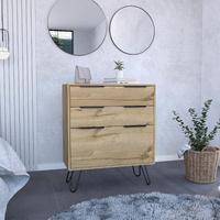 Drawer Dresser Hartly  Bedroom  Light Oak