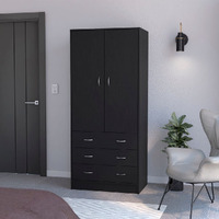 Armoire Ramey  Bedroom  Black