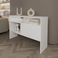 Console Table Midway  Living Room  White
