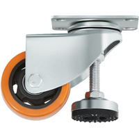 Vevor Leveling Casters  Set Of 4  720 Lbs Total Load Capacity  3 Inches Diameter  Heavy Duty 360 Degree Swivel Caster Wheels  Adjustable Casters With Feet For Workbench  Machine  Equipment  Furniture