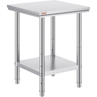 Stainless Steel Commercial Kitchen Work Food Prep Table 24""X 24""