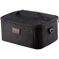 Vevor Portable Oven  110-120V Home/Office Food Warmer  80W (Max 100W) Portable Mini Personal Microwave  2Qt Electric Heated Lunch Box  Compatible With Glass  Ceramic  Foil Container (Black)