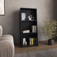 Bookcase Piney  Office  Black