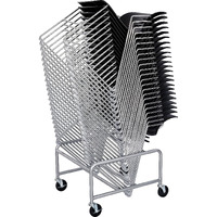 Safco Products 4190Sl Sled Base Stack Chair Cart For Use With Veer And Vy Stack Chairs. Sold Separately  Silver