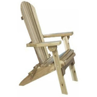 Western Red Cedar Adirondack Chair  Ready To Finish