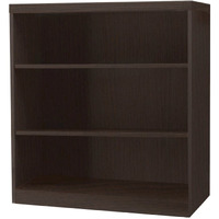 3 Shelf Quarter Round (1 Fixed Shelf)  Mocha