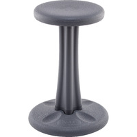 Kore Kids Pre-Teen Wobble Chair - Flexible Seating Stool For Classroom  Home & School  Add/Adhd - Made In The Usa - Age 10-11  Grade 5-6  Grey (18.7In)