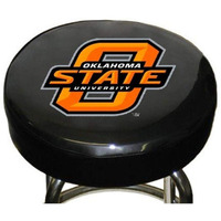 Fremont Die Ncaa Oklahoma State Cowboys Bar Stool Cover 14.5 Diameter 14.5 Diameter 3.5 Thickness Blackteam Colors