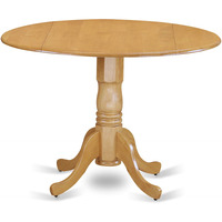 Dlav5-Oak-W 5 Pc Kitchen Table Set-Drop Leaf Table And 4 Dinette Chairs