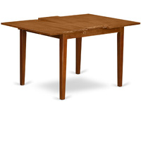 Mlav5-Sbr-W 5 Pc Small Kitchen Table Set-Small Kitchen Table And 4 Kitchen Chairs