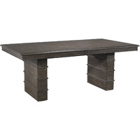 Sunset Trading Cali 96"" Rectangular Extendable Dining Table| Brown Solid Wood | Seats 8