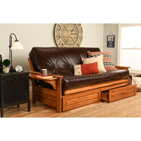 Phoenix Frame-Barbados Finish-Oregon Trail Java Mattress-Storage Drawers