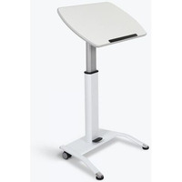 Luxor - Lx-Pnadj-Wh - Pnematic Height Adjustable Lectern