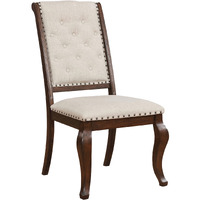 Brockway Tufted Dining Chairs Cream And Antique Java (Set Of 2)