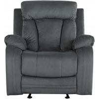 40"" Modern Grey Fabric Chair
