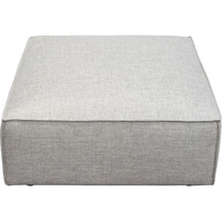 Vice Square Ottoman In Barley Fabric By Diamond Sofa