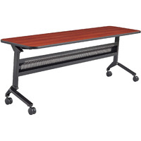 Safco Products Flip-N-Go Training Table  Biltmore Cherry