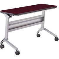 Safco Products Flip-N-Go Training Table  Regal Mahogany