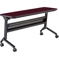 Safco Products Flip-N-Go Training Table  Regal Mahogany