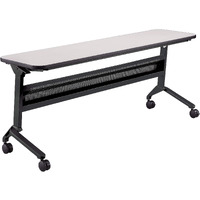 Safco Products Flip-N-Go Training Table  Folkstone 18"" X 72"" Black Legs