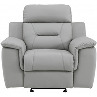 41"" Grey Fascinating Leather Reclining Chair.