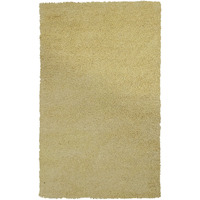 3'X5' Canary Yellow Indoor Shag Rug