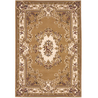 2' X 3' Polypropylene Beige Or Ivory Accent Rug