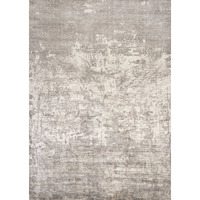 3' X 5' Beige Abstract Viscose Indoor Area Rug