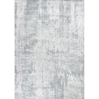 3'X5' Dew Grey Hand Loomed Abstract Brushstroke Indoor Area Rug