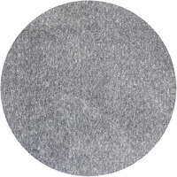 8' Grey Heather Round Indoor Shag Rug