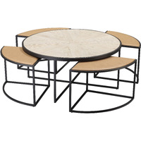 Burnham Home 5-Piece Olivia Coffee Table