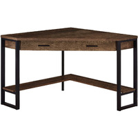 42"" Brown Corner Computer Desk
