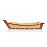 6.25"" X 16.75"" X 3.37""  Small Wooden Sushi Boat  Serving Tray