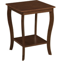American Heritage Square End Table With Shelf