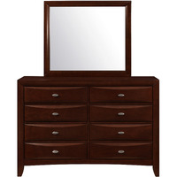 New Merlot Dresser With 5 Chambared Drawer