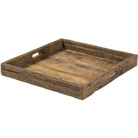 Natural Brown Reclaimed Wood Tray