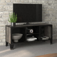 Vidaxl Tv Cabinet Gray 41.3""X14.2""X18.5"" Metal And Mdf