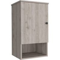 Depot E-Shop Cottonwood Medicine Cabinet-One Door Cabinet  Three Shelves-Light Grey  For Bathroom
