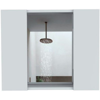 Depot E-Shop Kazan Medicine Cabinet  Mirror  One-Door Cabinet  Two External Shelves  Three Internal Shelves-White  For Bathroom