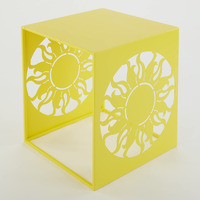 Metal Icon Side Tables - Sun