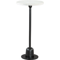 Woozy Side Table White And Black