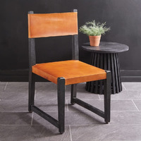 Modern Leather Dining Chair - Box Of 2
