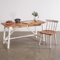 Farmhouse Desk With Matching Chair