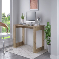 Computer Desk Albion With Ample Worksurface And Legs  Light Oak Finish(D0102Hge1Ey)