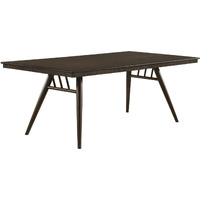 Wes Rectangular Dining Table Dark Walnut
